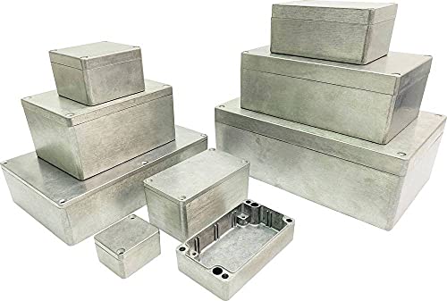 Gainta G113 Universal Housing 115 x 90 x 55 Alloy Aluminium Natural, Aluminium (Natural)