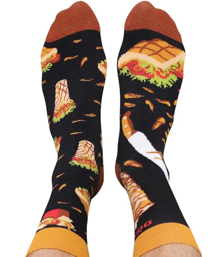 TODO Lustige Döner Kebab Socken Herren und Damen, Socken mit Döner Motiv 39-42