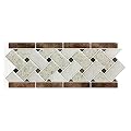 Art3d 10-Sheet Peel and Stick Tile Backsplash - 12.4"x5" Self-Adhesive Decorative Waist Line Mosaic Tiles for Kitchen and Bathroom