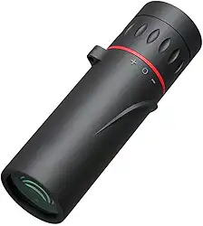 Telescópio monocular HD 8X com cordão, compacto e portátil, ampliação de alta potência para atividades ao ar livre, observação de pássaros, caminhadas, acampamento e viagens