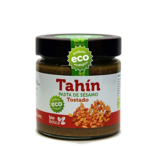 Tahín Tostado 100% BIO bioBética - 190 gr - Tahini Tostado - Pasta de sésamo Tostado