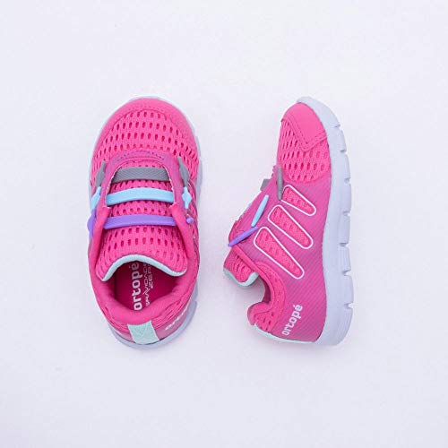 Tênis Ortopé Baby Estica e Puxa Rosa 22