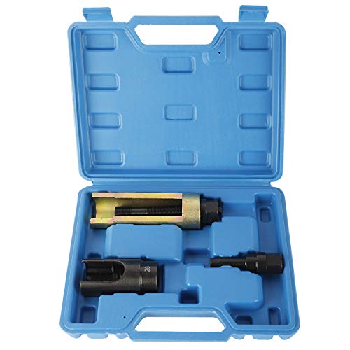 FreeTec Kit di Estrattori Iniettori Diesel, Set di 3 Estrattori di Iniettori Cassetta degli Attrezzi per Motori Diesel Estrattore di Ugelli per Iniettori CDI Diesel di Iniezione