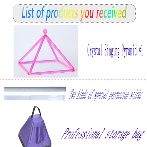 Pirâmide de cristal cantando quartzo rosa para curar mão percussão instrumento musical acessórios de