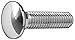 Bolt, Carriage, Chrome, 1/4-20x2, PK5