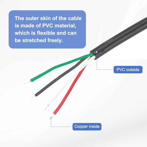 Cable de audio connector 3.5mm macho 2m para reparación miniatura 4