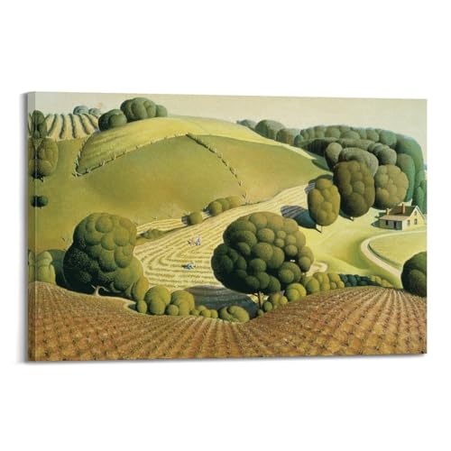 Impresiones fotográficas de calidad: cuadro de Grant Wood Maíz Joven 20x30