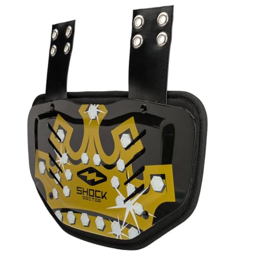 Shock Doctor SD30910-00190-OSFA Showtime Back Plate Black/Gold King OSFA