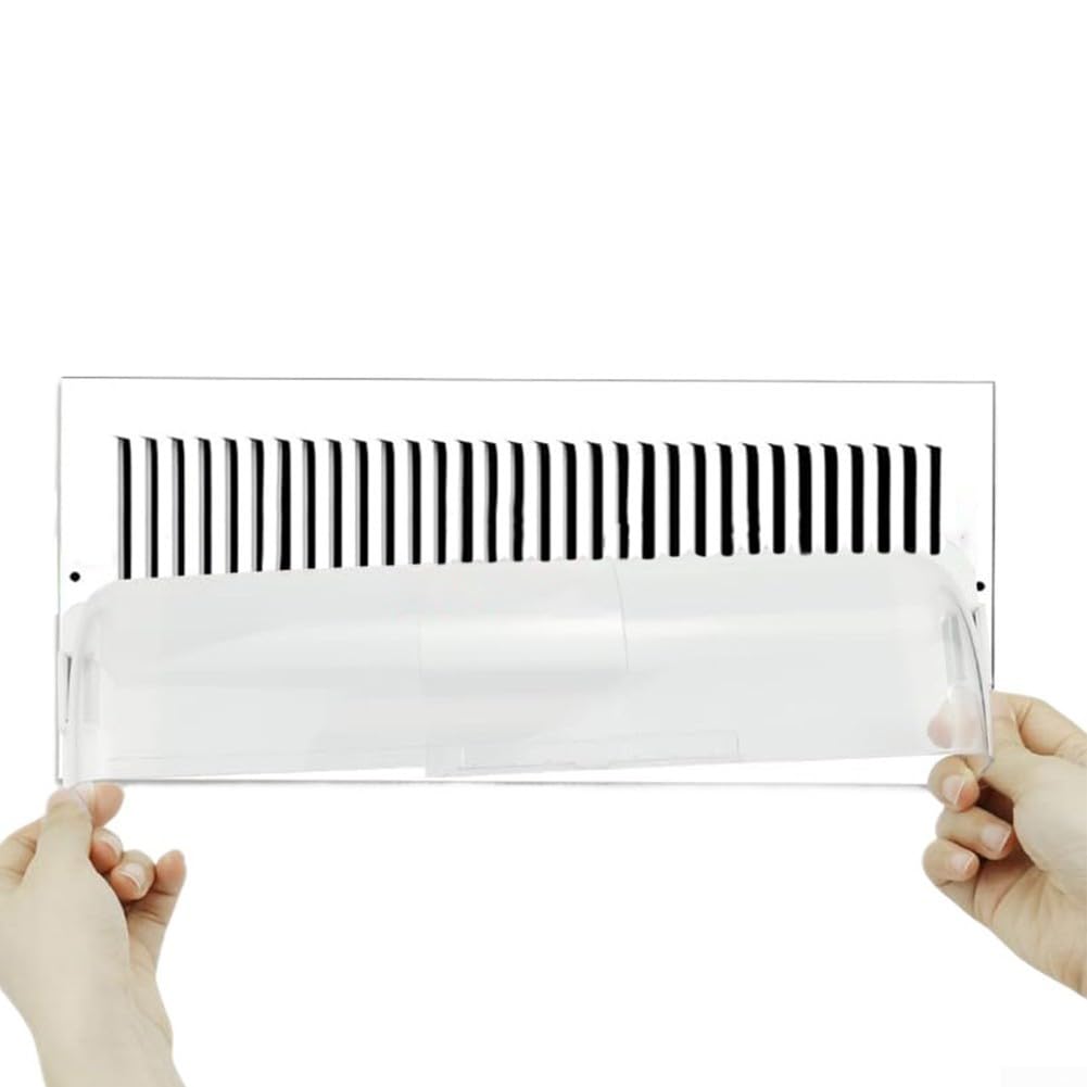 HpLive Deflettore d'aria magnetico per condizionatori d'aria regolabile, deflettore d'aria e calore per ventilazione laterale, soffitto e pavimento (1 pezzo)