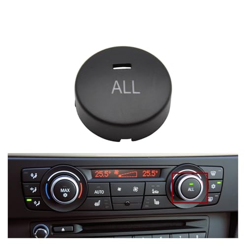 CTGFBUW Car Air Conditioning AC Ventilation Adjust Switch Button Compatible1 3 X1 X3 Series E82 E88 E84 E90 E91 E92 E93 F25 64119344143(Rotary Cap-All)