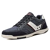 [page_title]-AX BOXING Freizeitschuhe Herren Walkingschuhe Berufsschuhe Sneaker Wanderschuhe Trainers Größe 41-46 (42 EU, Blau)