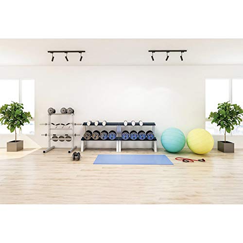 OFILA 12x8ft Gym Backdrop for Photography Fitness Backdrop Wooden Board Floor Modern Sports Blogger Video Shooting Backdrop Fitness Equipment Gym Interior Backdrop Sports Club Fitness Theme Events