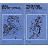  Briefe von Else Lasker-Schüler. Lieber gestreifter Tiger / Wo ist unser buntes Theben, 2 Bände.