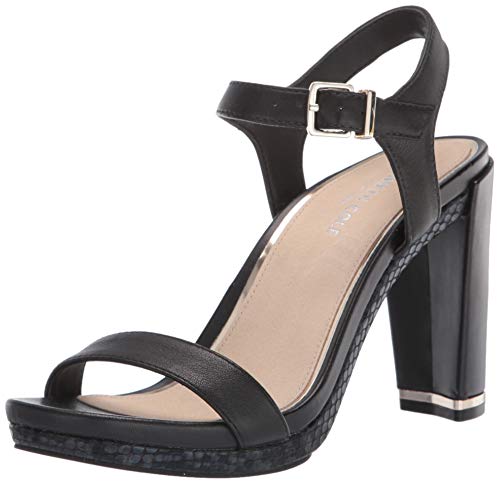 Kenneth Cole New York Women's Heeled Sandal, Black, 8.5