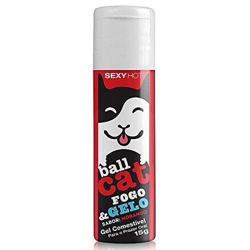 Ball Cat Morango Fogo e Gelo Comestível 15g