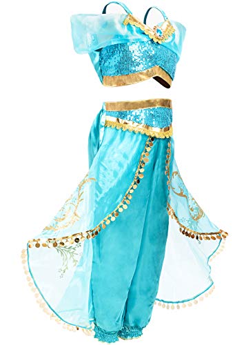Funna FNA_6102_150 Costume For Girls Princess Kids Dress Up Outfit Party Supplies Blue thumb #1