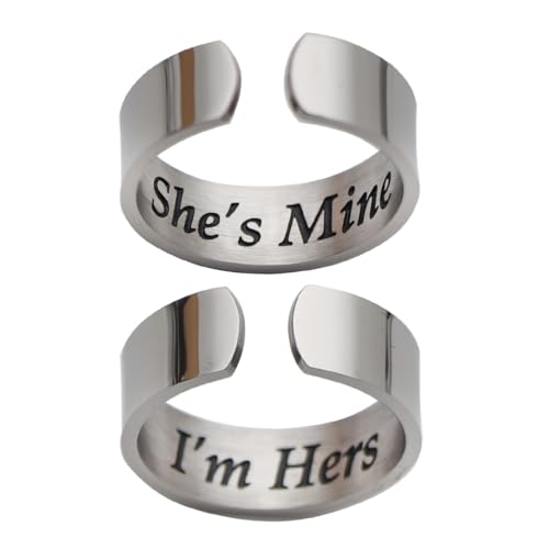 Gay Couple Gifts Gay Couple Ring Set of 2 LGBT Gift Valentines Day Wedding Gifts