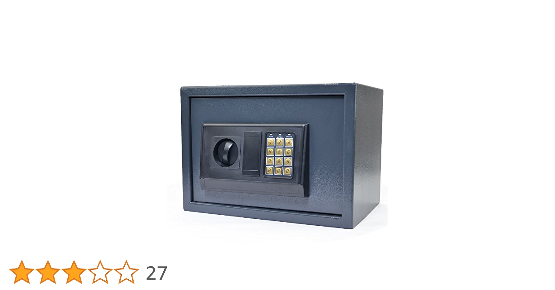 Amazon.co.jp: [MRG] 電子テンキー式 金庫 18.5L 2way 専用鍵2本