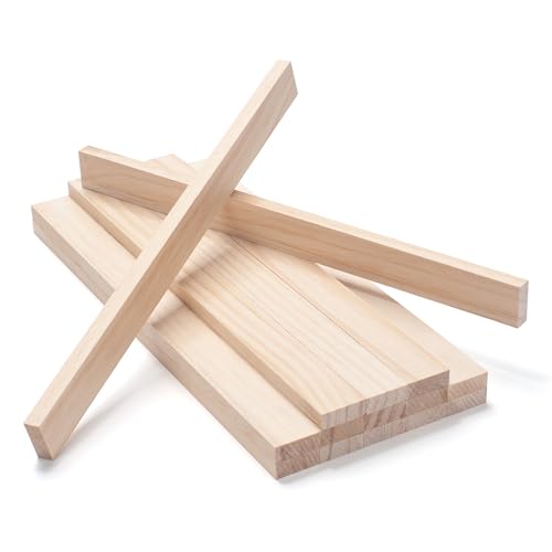 Wood Strips Slats Wooden Dowels for Crafts 3/8