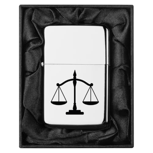 Encendedor en caja de regalo forrada de seda negra
