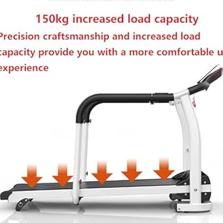 Tapis de Course pour Seniors - Tapis de Course Senior avec Longues Mains courantes - Tapis de Course Pliable pour la Maison avec Appareil de Fitness de récupération pour Les Personnes âgées