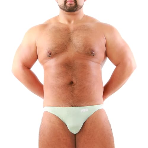 Propaganda Super Stretch Series Men's Bikini Underwear Seamless Front, Ultra-Soft Tencel Cotton Blend, Stretchable