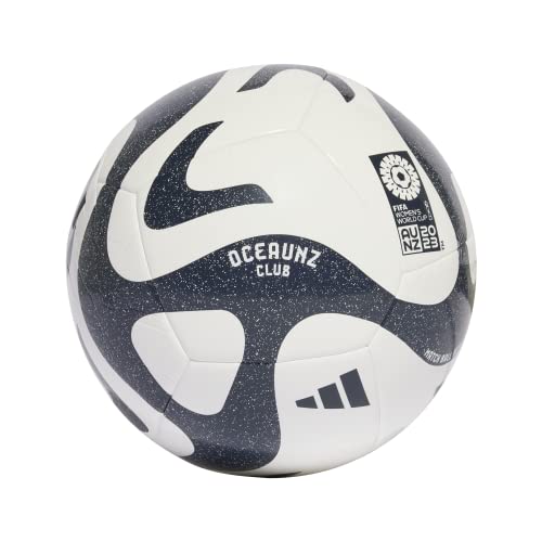 adidas Mini balón Unisex de la Copa del Mundo para Mujer, Blanco/Azul Marino/Azul Intenso/Azul Brillante, 1