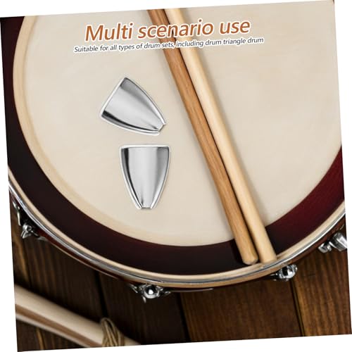 Abaodam 10pcs Ganchos Metálicos para Batería, Accesorios para Bombo y Redoblante, Partes Resistentes para Mejorar Sonido y Estabilidad miniatura 6