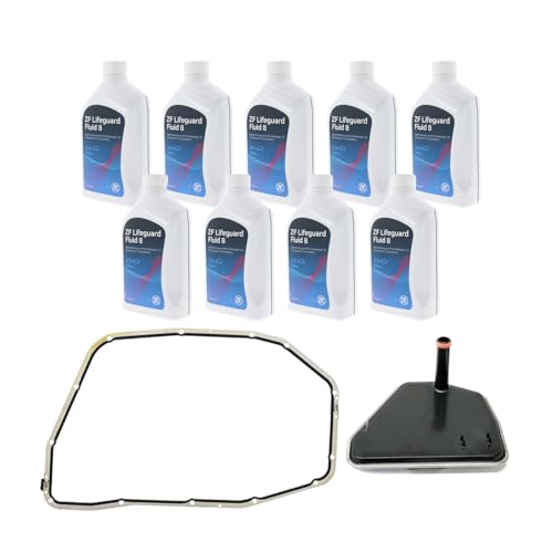 OEM Transmission Filter and 9 Liter Transmission Fluid Kit For Audi A4 Quattro