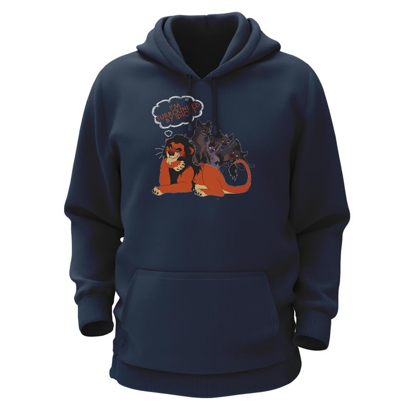 Cotton Hoodie for Men & Women | 350 GSM 100% Pure Cotton Outfit |Graphic Printed Casual Wear |The Lion King-8|-image-14