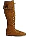 Minnetonka Men's Front Lace Knee High Boot, Brown, 11