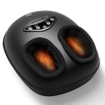 Snailax Shiatsu Foot Massager with Heat- Upgraded 2025 Deep Kneading Foot Massager for Neuropathy,Plantar Fasciitis, Compression,Vibration, Gifts for Men Women, Fits Size up to 14“