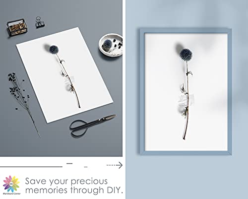 Mat Board Center, 50 Pieces 5X7 White Uncut Mat Boards Backing Boards - Full Sheet - Great For Pictures, Frames, Crafts And More #TOP6