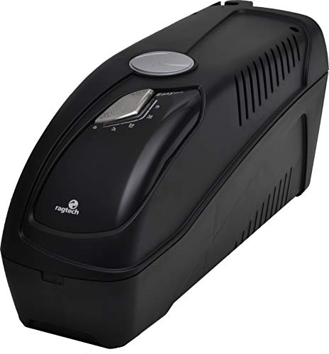 RAGTECH – Nobreak New Easy Pro NEP 600 – 600VA/300W – 1 bateria 12V/7Ah – Bivolt – 6 tomadas – Modelo 4160