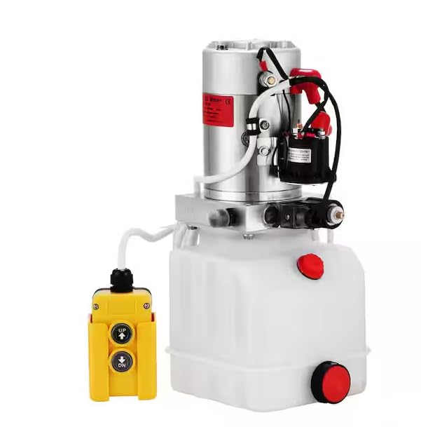 4 Quart Double Acting Hydraulic Pump 12V for Dump Trailer Car Lifting