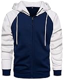 La sudadera con capucha de patchwork para hombre está diseñada con una combinación de colores sencilla que combina fácilmente con diferentes prendas, adecuada para el deporte, el ocio, el trabajo, la cena, la escuela, la fiesta, las citas y otras ocasiones.