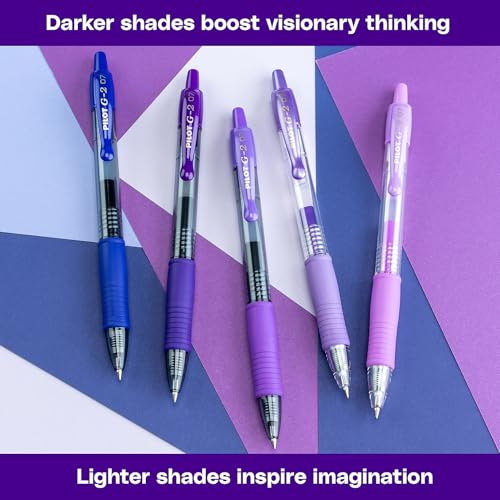 Bolígrafo retráctil Pilot G2 gel punto fino 0.7mm, 5 unidades miniatura 7