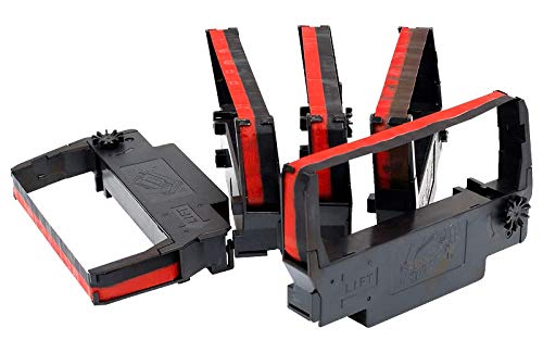 12 Pack ERC30 ERC-30 ERC 30 34 38 B/R Compatible with Ribbon Cartridge for use in ERC38 NK506 (Black Red)
