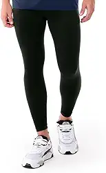 Calça Legging Masculina Fitness Sem Costura, Alta Elasticidade, Poliamida e Elastano