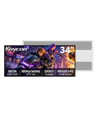 Image of W34KB 34 inch 5K Dual Mode Gaming Monitor (Honeycomb - Without Stand)