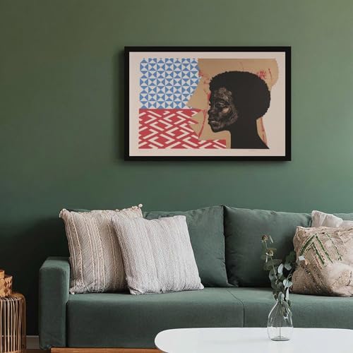 Elizabeth Catlett Roots impression giclée toile cadre suspendu - 6