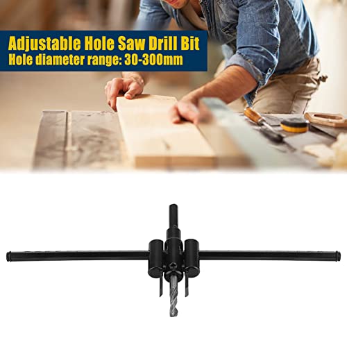 Broca ajustable para perforar de 30 a 300 mm para madera miniatura 3