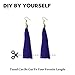 Tassel Earrings for Women Fashion - 15 Pack Colorful Drop Hook Fringe Earrings Set Tiered Thread Long Layered Ball Dangle Hoop Tassle Earrings Jewelry for Valentine Birthday Party Gift