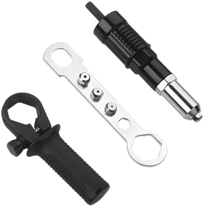 Car Pop Rivet Gun Adapter, Vehicle Cordless Riveter Drill Kit