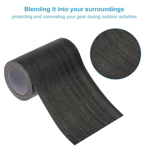 Image of PATIKIL Wood Grain Repair Tape 2.2 inch x15ft,2 Pcs Self Adhesive Realistic Textured Repair Tape Patch for Floor Door Table Cabinets Desk,Ebony