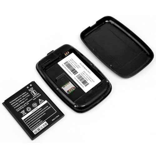 Image of Amazon Basics 4G LTE Wireless Dongle with All SIM Support, Plug & Play USB Data Card with Type-C Connector, 150Mbps WiFi Hotspot, 2100mAh Battery, SIM Adapter Included (Black)