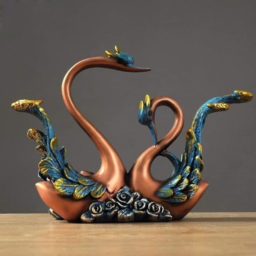 Soporte para botellas de vino cisne retro 39x17x29.5cm miniatura 5
