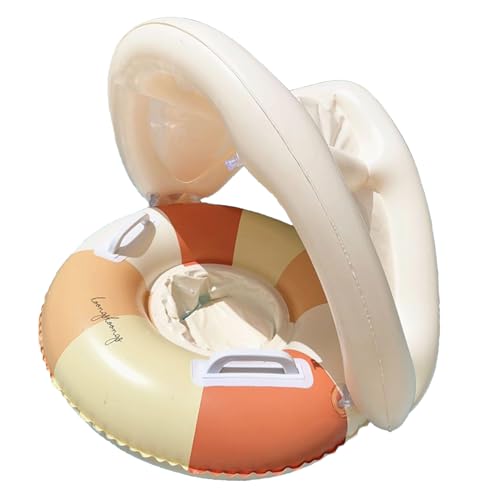Bouee Bebe, Bouee Bebe avec Pare Soleil, Flotteur De Piscine pour Bébes Bouée Siège Gonflable Piscine pour Enfant pour Jouer en Plein Air en Été