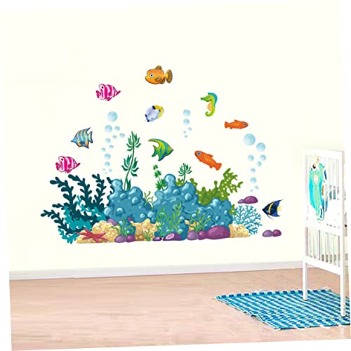 Stickers décoratifs sous-marins YARNOW anti-bulles pour masquer les imperfections murales