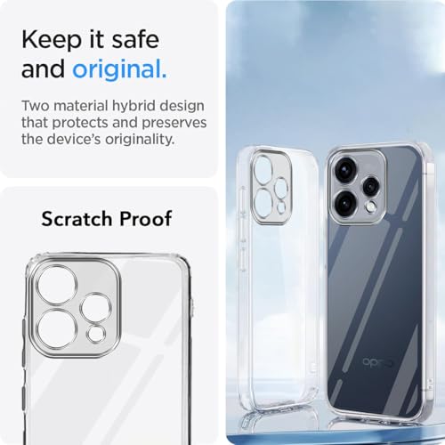 Image of Jkobi Silicone Back Cover Case for Oppo Reno15 5G | Oppo Reno 15 5G (Clear Shockproof Case with Camera Protection | Soft and Flexible | Transparent)
